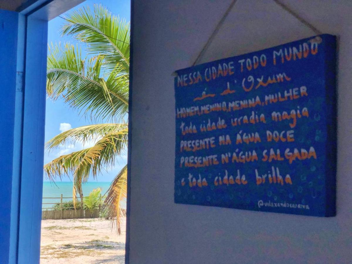 Вилла Vila Xando - Hospedagem A Beira Mar Em Карайва Экстерьер фото